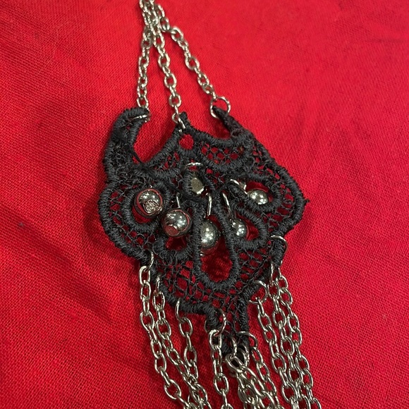 Lovely Black and Crystal Earrings - Picture 7 of 7